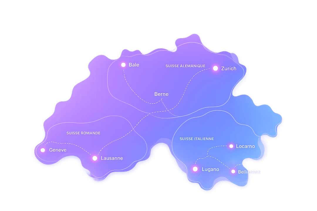 Map of Switzerland